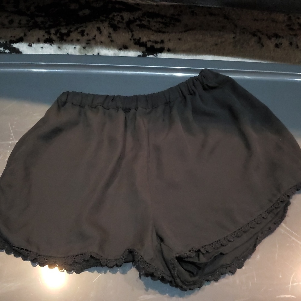 Super comfy shorts with fringe